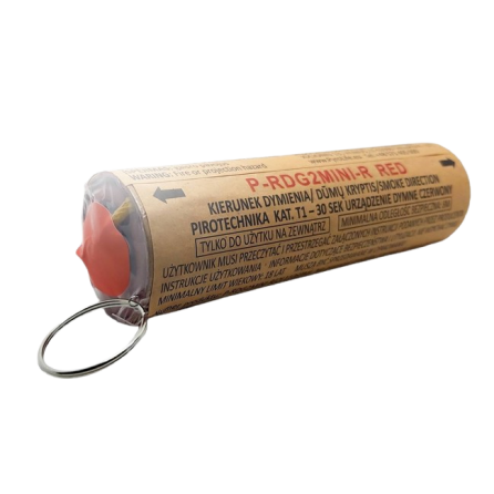 Świeca dymna Pyrolife red RDG2-MINI/R T1 100/1