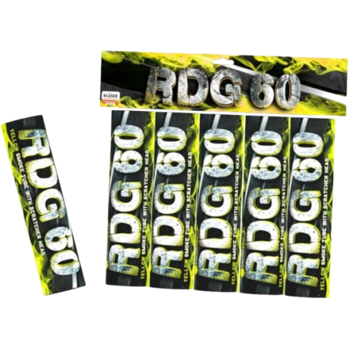 Świeca dymna na draskę żółta RDG60ZL(SH) T1 20/5