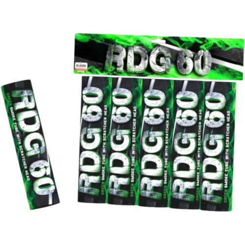 Świeca dymna na draskę zielona RDG60ZE(SH) T1 20/5