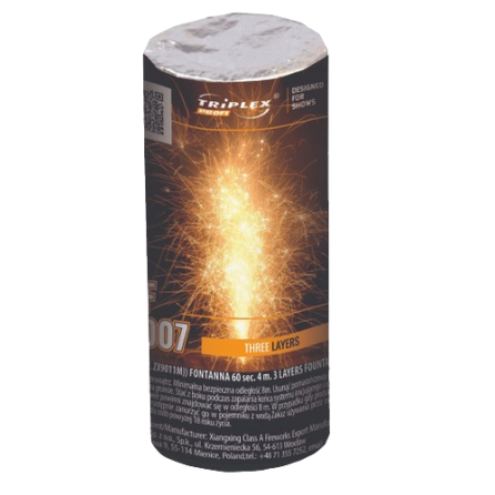 Fontanna Blue Silver Gold Three Layers 60sek. 4m F2 32/2