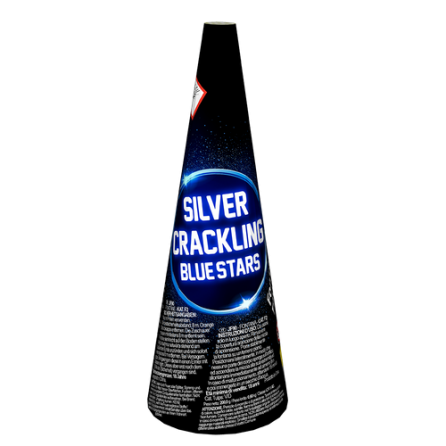 Silver Crackling Blue Stars JF90 F2 20/1