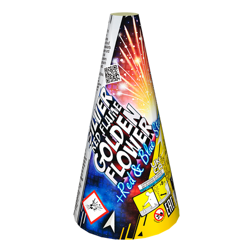 Silver Red Flame Golden Flower JF92 F2 40/1