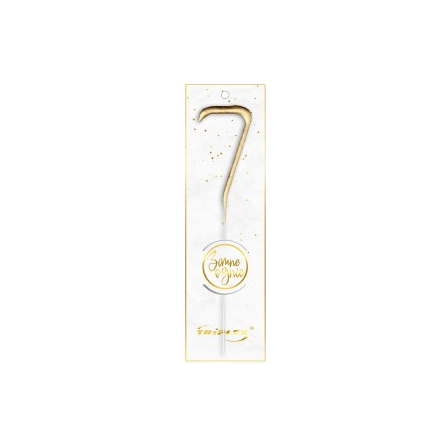 Zimne Ognie Cyfra "7" złote TXF807 F1 12/20