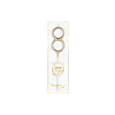 Zimne Ognie Cyfra "8" złote TXF808 F1 12/20